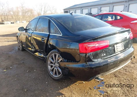 2013 Audi A6 2.0T Premium из США, поврежденный, VIN WAUGFBFC1DN146407